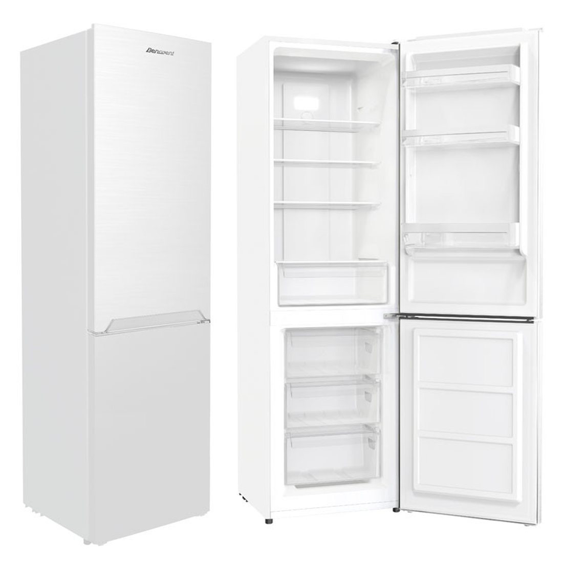 Frigorífico Combi BENAVENT CBH18560ELW 186x60CM
